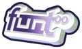 Funtoo logo background retro transparent.png