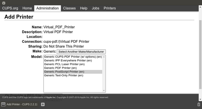 Cusp add printer driver.png