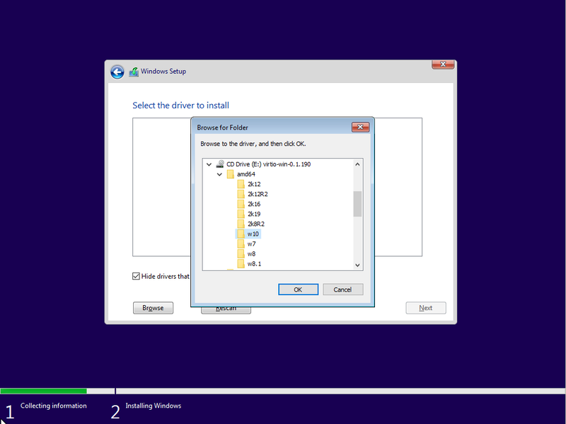 Win10 install manually install driver